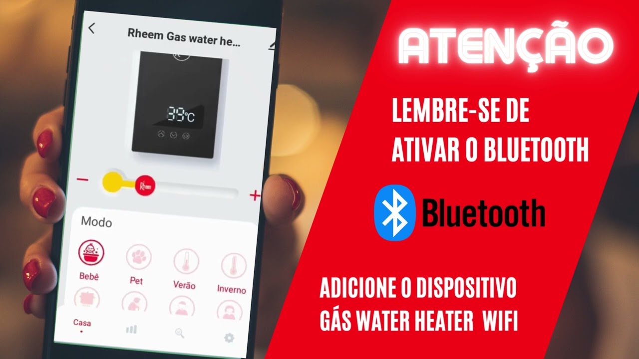 Aplicativo Rheem: Manual