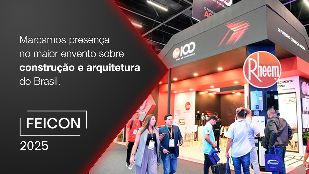 Marcamos presença no maior evento de construção e arquitetura do Brasil: FEICON 2025.