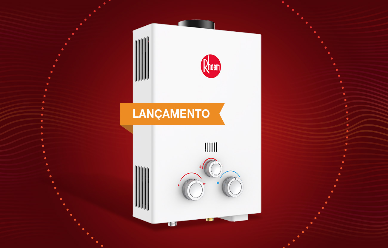 Novidade: Rheem lança Aquecedor a Gás de 7 litros com Acendimento